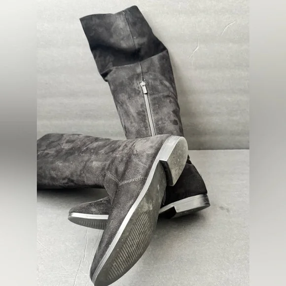 Black Micro Suede IMPO Over the Knee Boot- Size 7 - Picture 4 of 12